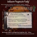 October 29 Halloween Progressive Party in Second Life !